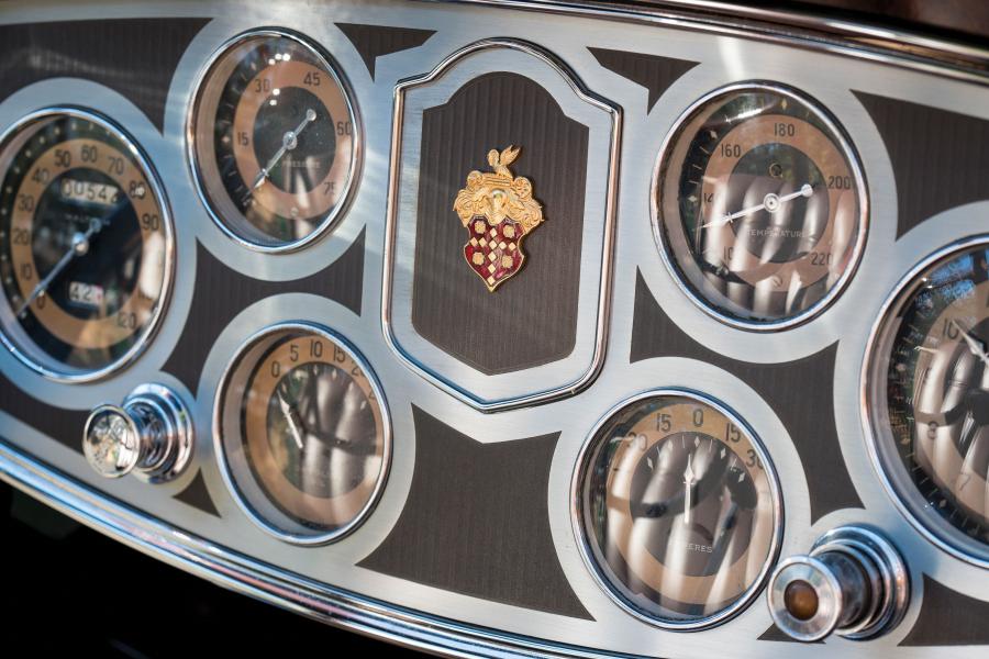 Панель приборов Packard Super Eight Coupe Roadster 1934 года  (фото 17 из 38)